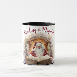 Lesen ist zauberhaftes Schneeflockendesign Tasse