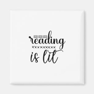 Lesen Kunst Lesen Ist Cool Magnet