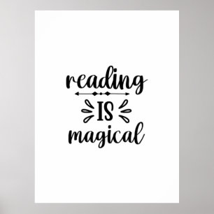 Lesen Kunst Lesen Ist Magisch Poster