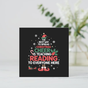 Lesen Lehrer Weihnachten Elf Xmas Cheer