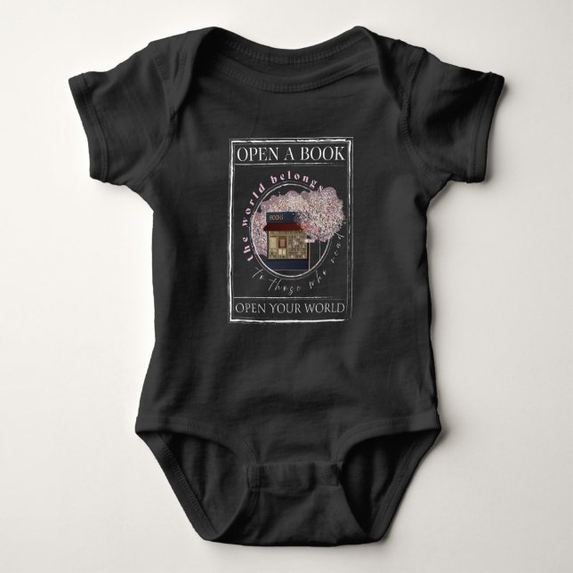 Lesen, Lesen, Lesen, Bibliothekarische Bücherregal Baby Strampler (Vorderseite)
