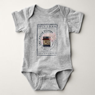 Lesen, Lesen, Lesen, Bibliothekarische Bücherregal Baby Strampler