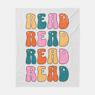 Lesen lesen Lesen Fleecedecke