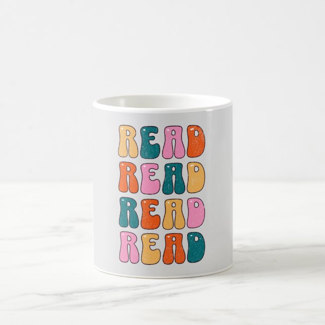 Lesen lesen Lesen Kaffeetasse (Mittel)