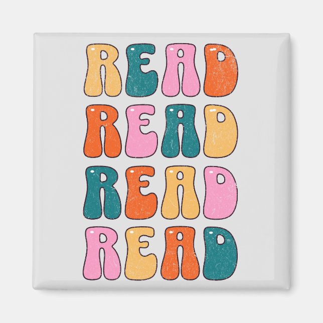 Lesen lesen Lesen Magnet (Vorne)