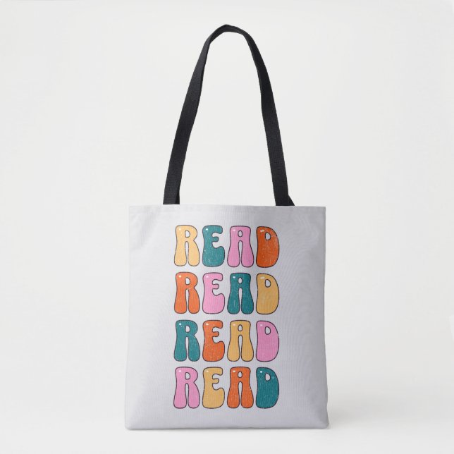 Lesen lesen Lesen Tasche (Vorderseite)
