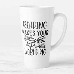 Lesen macht Ihre Welt zu einem großen T - Shirt Milchtasse