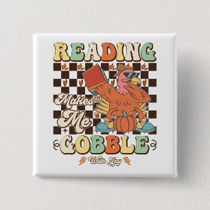 Lesen macht mich mit Joy Erntedank Cool Button