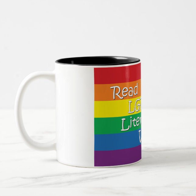 Lesen mit der Prix-Tasse Zweifarbige Tasse (Links)