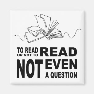 Lesen oder nicht lesen magnet