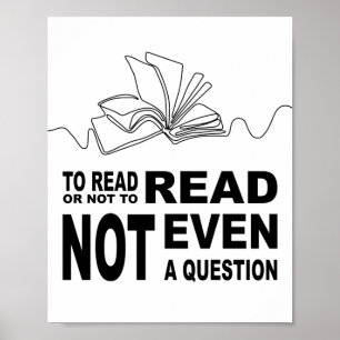 Lesen oder nicht lesen poster