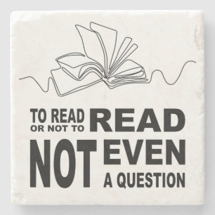 Lesen oder nicht lesen steinuntersetzer