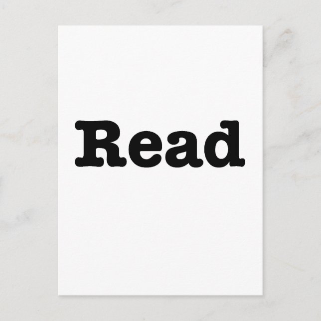 Lesen Postkarte (Vorderseite)