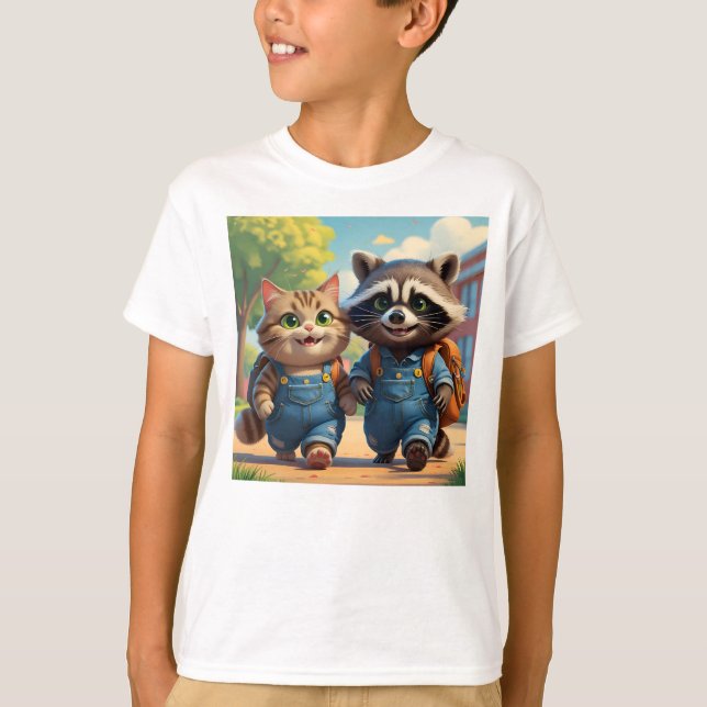 Lesen, Rechtschreibung, Rucksäcke und Lächeln T-Shirt (Vorderseite)