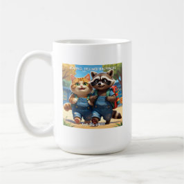Lesen, Schreiben, Rucksäcke & Lächeln V2+Text Kaffeetasse
