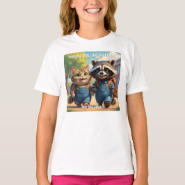 Lesen, Schreiben, Rucksäcke und Lächeln T - Shirt