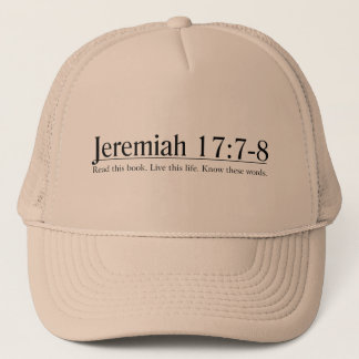 Lesen Sie das Bibel-Jeremias-17:7 - 8 Truckerkappe