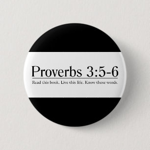 Lesen Sie das Bibel-Sprichwort-3:5 - 6 Button