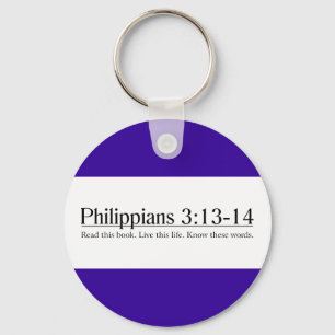 Lesen Sie das Bibelphilippians-3:13 - 14 Schlüsselanhänger