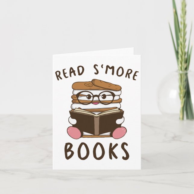 Lesen Sie das Camping Smore' Books lesen Lover Cam Karte (Vorderseite)