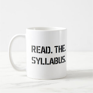 lesen Sie das Vorlesungsverzeichnis Kaffeetasse
