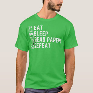 Lesen Sie den Schlaf-Lesepapieren wiederholen 1 T-Shirt