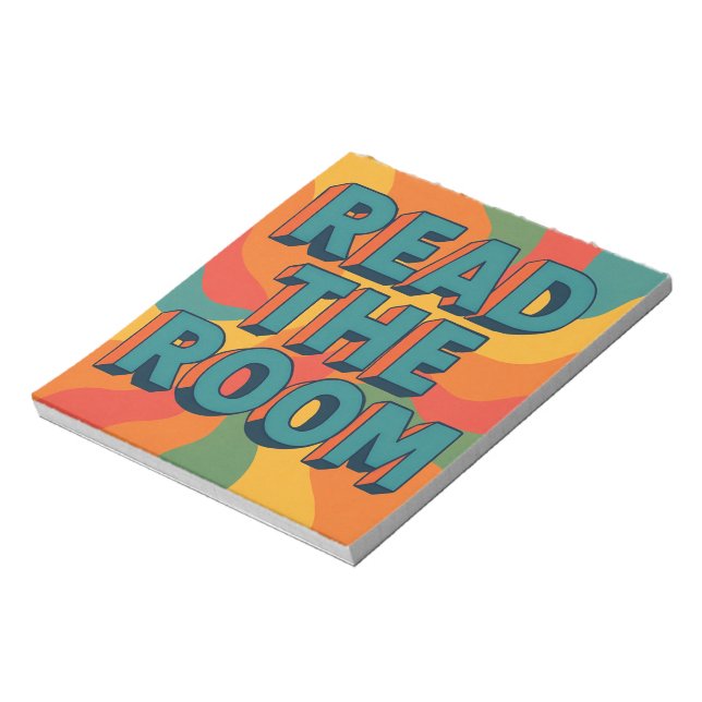 Lesen Sie den Zimmerretro Notizblock (Rotiert)