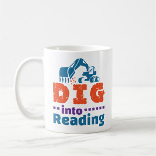 Lesen Sie die Bibliotheksbibliothek für Lehrer Kaffeetasse