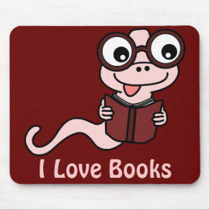 Lesen Sie einen Buch-Monat: I Liebe-Bücher Mousepad