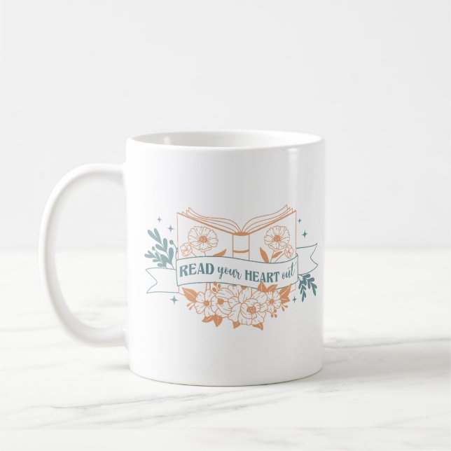 Lesen Sie Ihr Herz Kaffeetasse (Links)