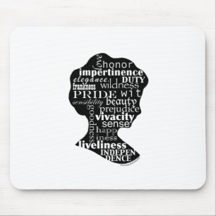 Lesen Sie Jane Austen-Miniatur Mousepad