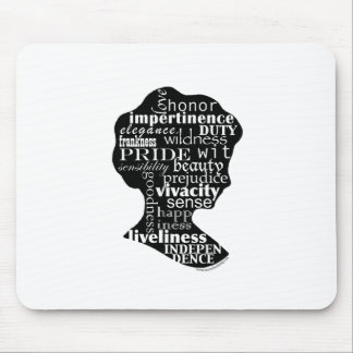 Lesen Sie Jane Austen-Miniatur Mousepad