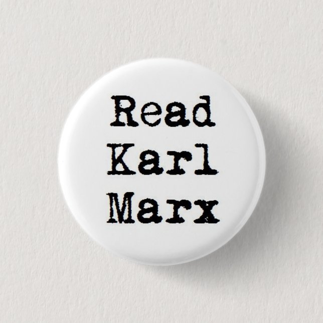 Lesen Sie Karl Marx Button (Vorderseite)