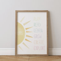 Lesen Sie lernen Groove Create Explor Poster