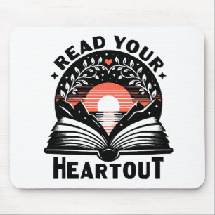Lesen Sie Lover Lesen Sie Ihren Heft Out Book Nerd Mousepad