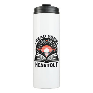 Lesen Sie Lover Lesen Sie Ihren Heft Out Book Nerd Thermosbecher