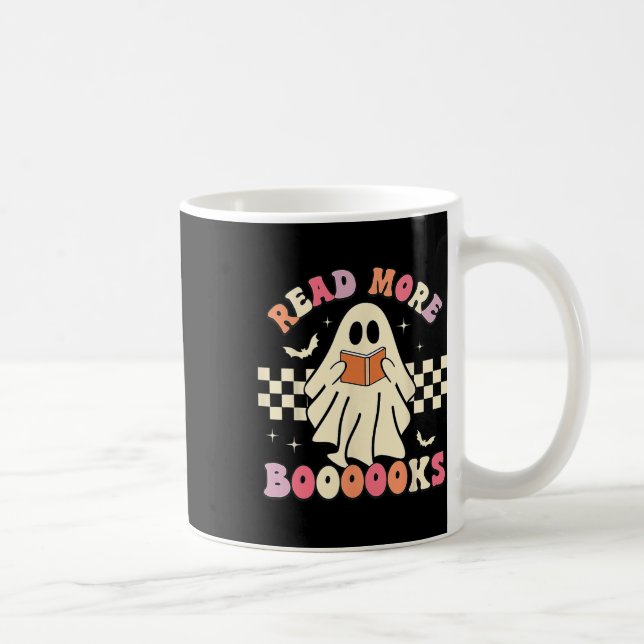Lesen Sie mehr Booooks Niedlich Ghost Read more Bo Kaffeetasse (Rechts)