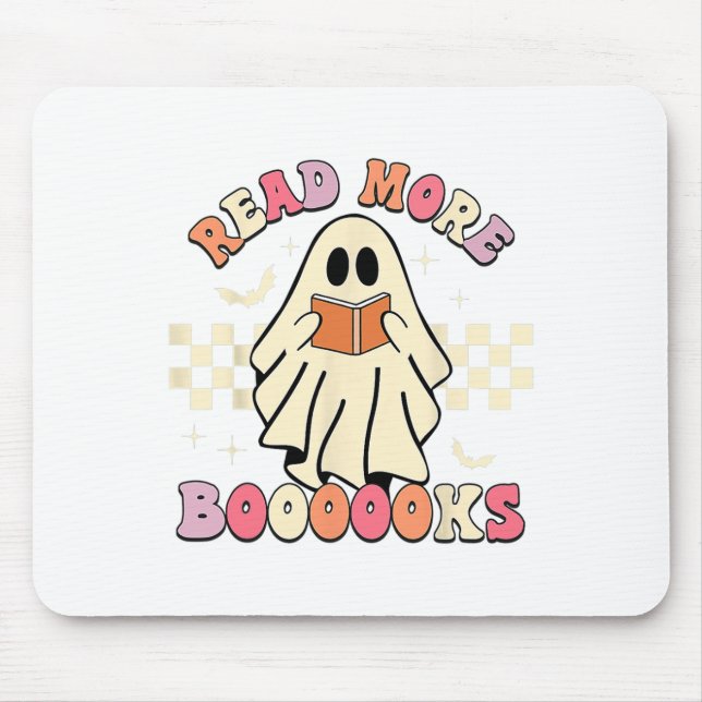 Lesen Sie mehr Booooks Niedlich Ghost Read more Bo Mousepad (Vorne)