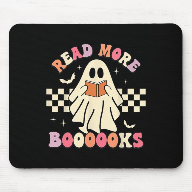 Lesen Sie mehr Booooks Niedlich Ghost Read more Bo Mousepad (Vorne)