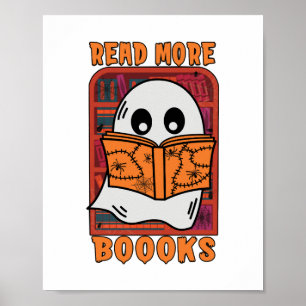 Lesen Sie Mehr Bücher Bibliothek Geist Lesen Hallo Poster