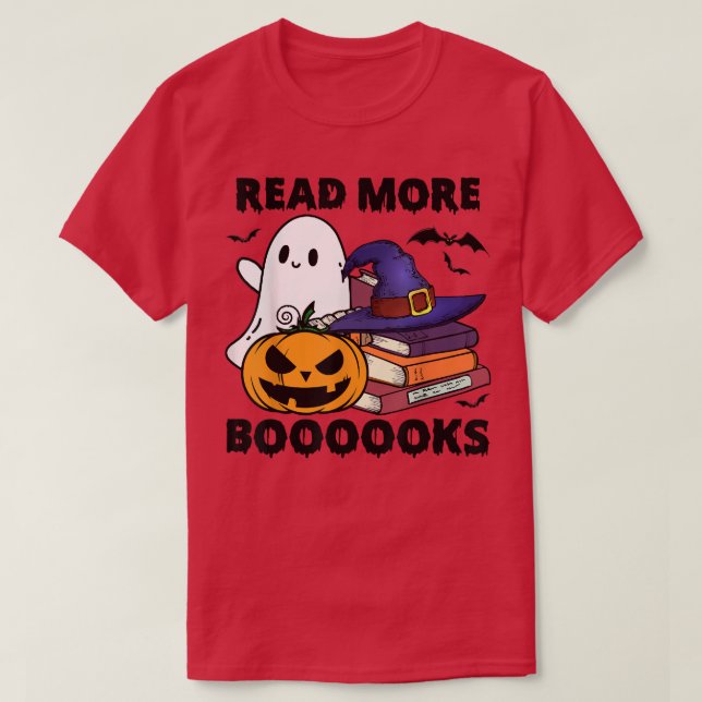 Lesen Sie mehr Bücher Bücherregal für Bibliothekar T-Shirt (Design vorne)