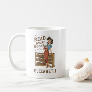 Lesen Sie mehr Bücher Buchungsangebot für lange Ze Kaffeetasse