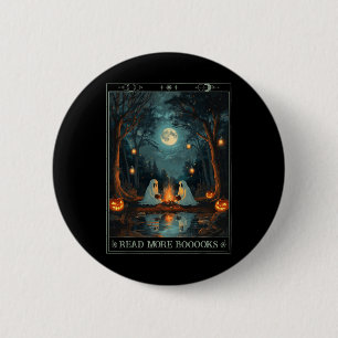 Lesen Sie mehr Bücher Niedliche Spooky Ghost Leses Button