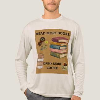 Lesen Sie mehr Bücher Trinken Sie mehr Kaffee Ästh Tri-Blend Shirt