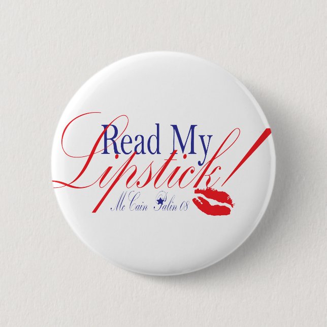 Lesen Sie mein Lippenstift Button (Vorderseite)