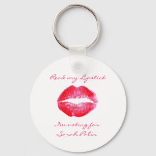 Lesen Sie meinen Lippenstift Schlüsselanhänger