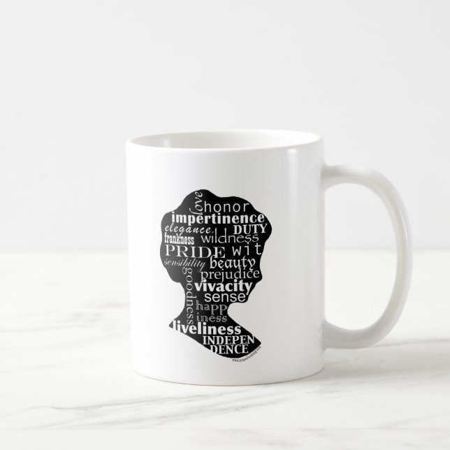 Lesen Sie Miniatur-Tasse Janes Austen Kaffeetasse (Rechts)