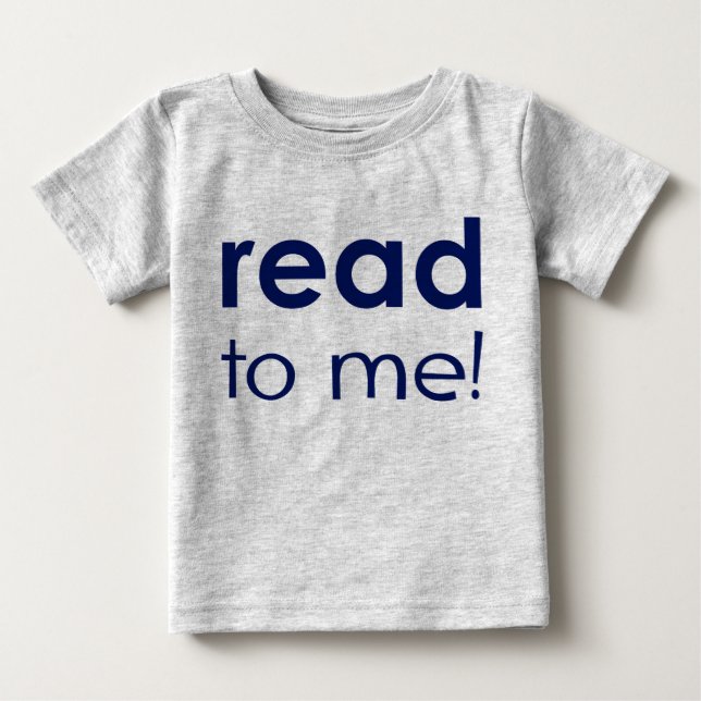 Lesen Sie mir Baby T-shirt (Vorderseite)