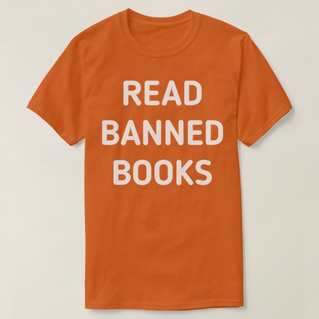 Lesen Sie verbotene Bücher16 T-Shirt (Design vorne)