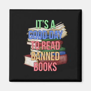 Lesen Sie verbotene Bücher Bibliothekar Buchwurm B Magnet